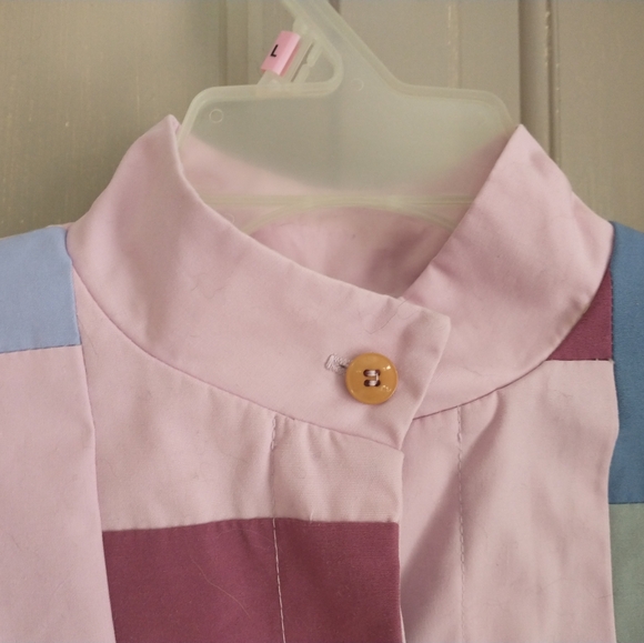 Vintage Marguerite Rubel Women's Patchwork Jacket Made in USA - Picture 4 of 7